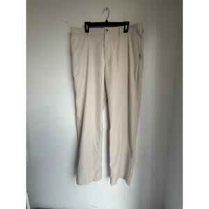 Men's Cream Callaway Golf Pants 38x34